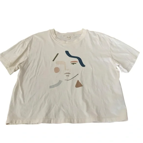 Madewell in Residence x Kit Agar Easy Crop Tee - Picture 3 of 9